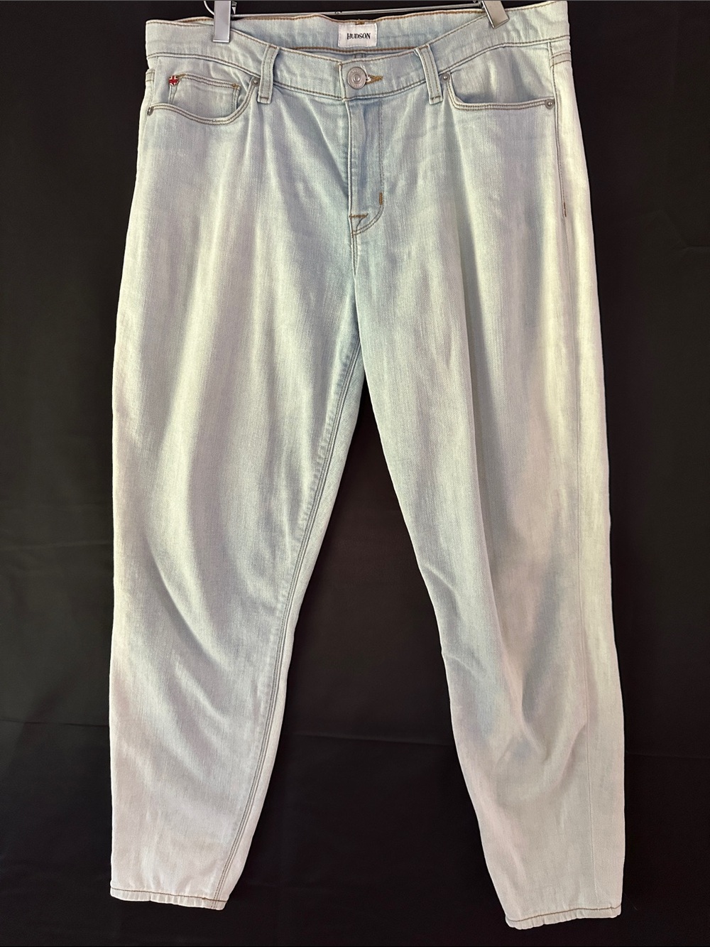 Hudson Jeans Light Wash Blue Slim Tapered Jeans